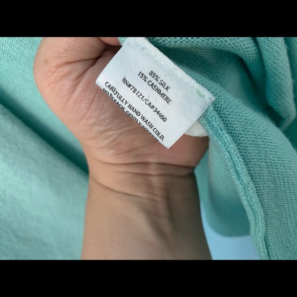 Eileen Fisher Light Green Cardigan - Picture 5 of 5